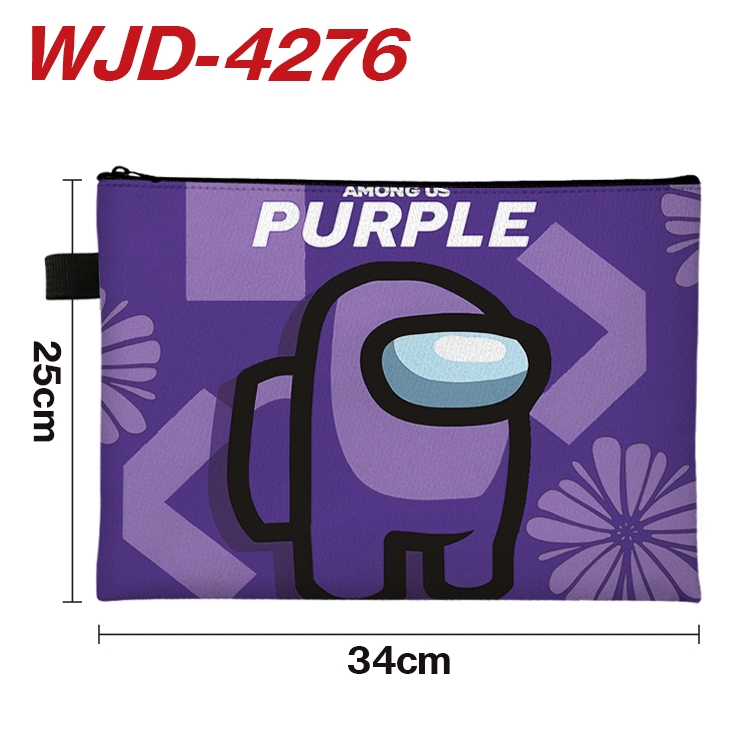 Among us Anime Full Color A4 Document Bag 34x25cm  WJD-4276