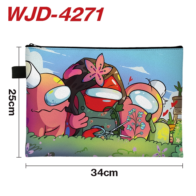 Among us Anime Full Color A4 Document Bag 34x25cm WJD-4271