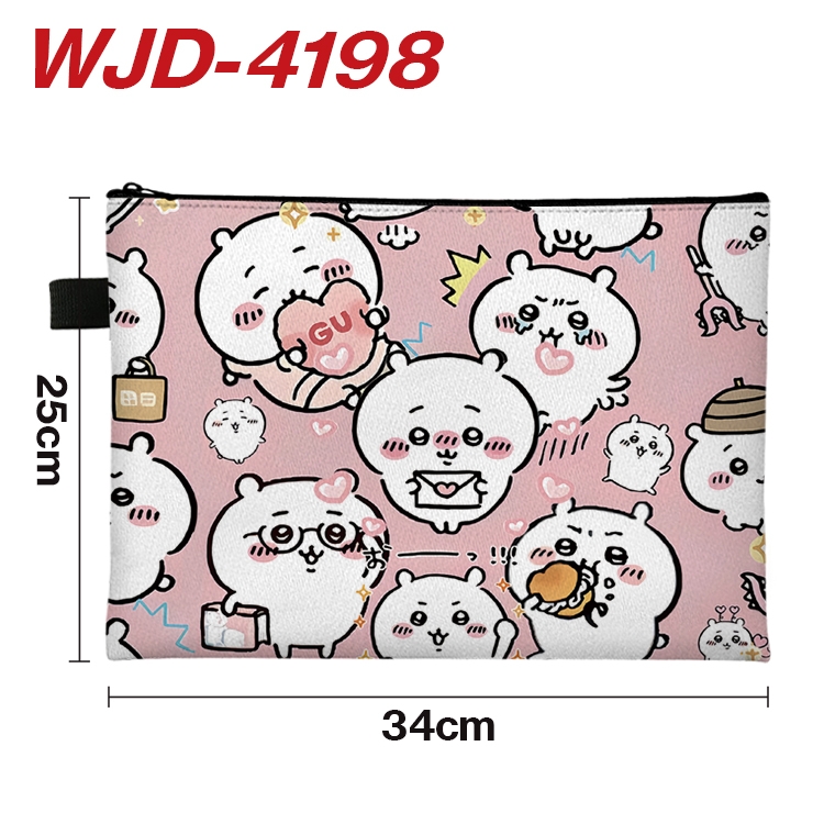 Chiikawa Anime Full Color A4 Document Bag 34x25cm  WJD-4198