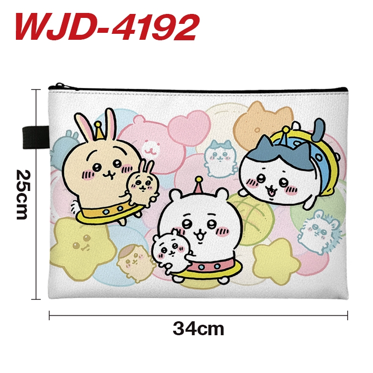 Chiikawa Anime Full Color A4 Document Bag 34x25cm WJD-4192