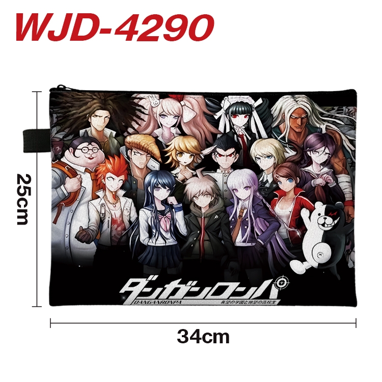 Dangan-Ronpa Anime Full Color A4 Document Bag 34x25cm WJD-4290