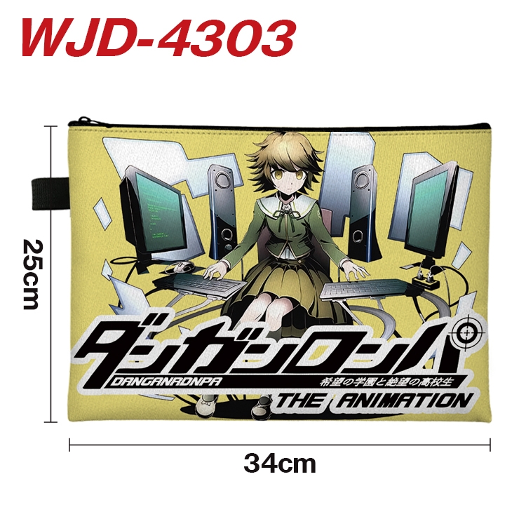 Dangan-Ronpa Anime Full Color A4 Document Bag 34x25cm WJD-4303