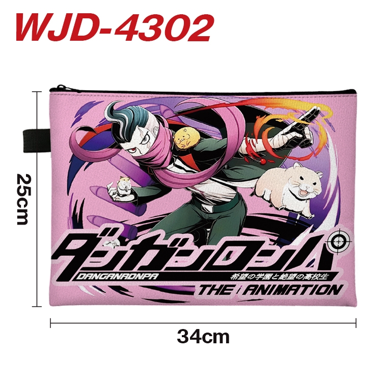 Dangan-Ronpa Anime Full Color A4 Document Bag 34x25cm WJD-4302