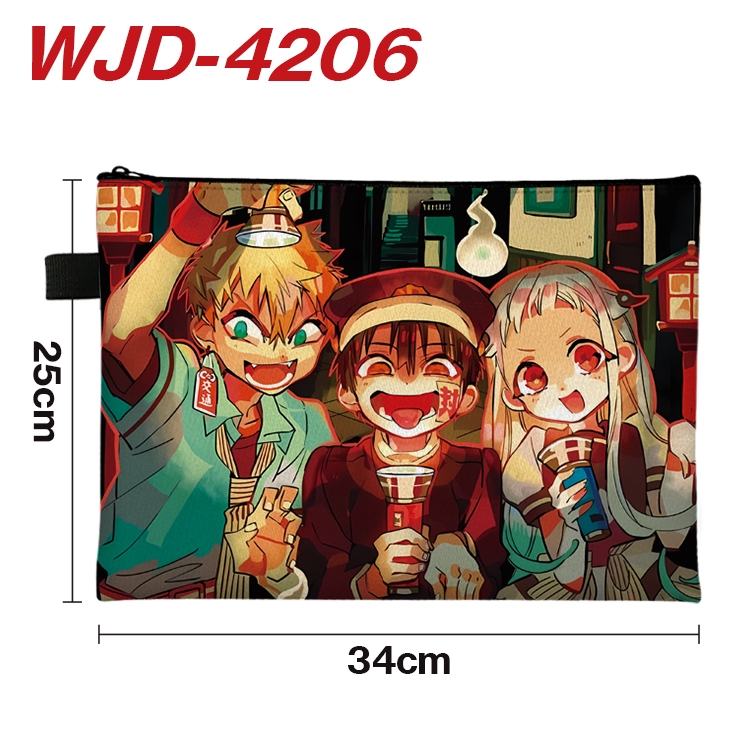 Toilet-bound Hanako-kun Anime Full Color A4 Document Bag 34x25cm  WJD-4206