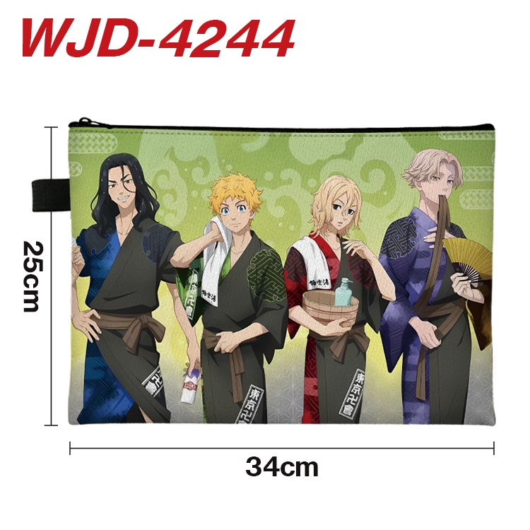 Tokyo Revengers Anime Full Color A4 Document Bag 34x25cm WJD-4244