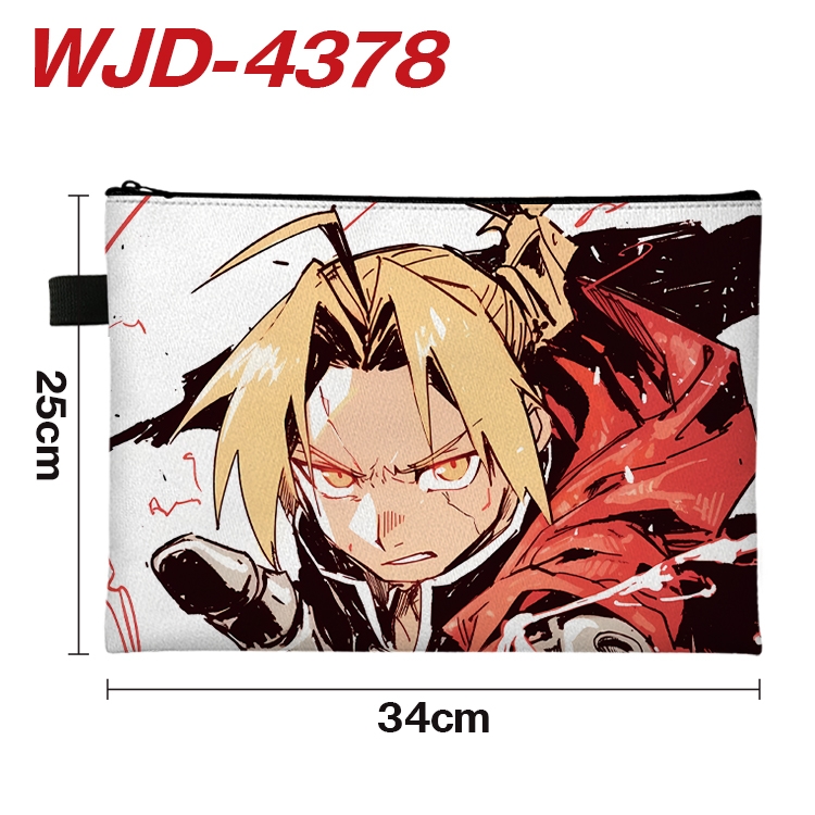 Fullmetal Alchemist Anime Full Color A4 Document Bag 34x25cm  WJD-4378