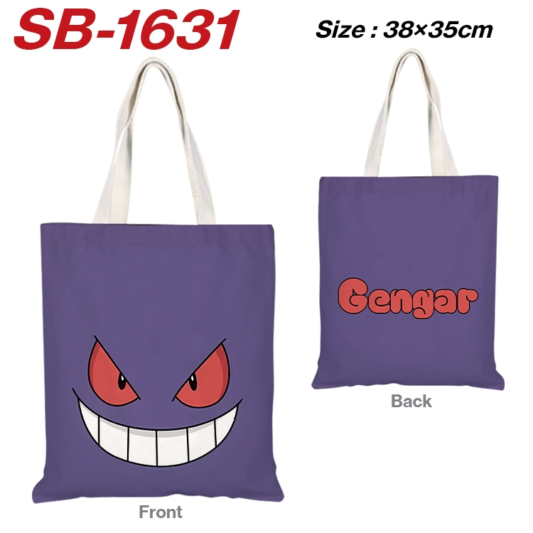 Pokemon Anime Canvas Handheld Shoulder Bag Handbag Shopping Bag 38X35CM  SB-1631