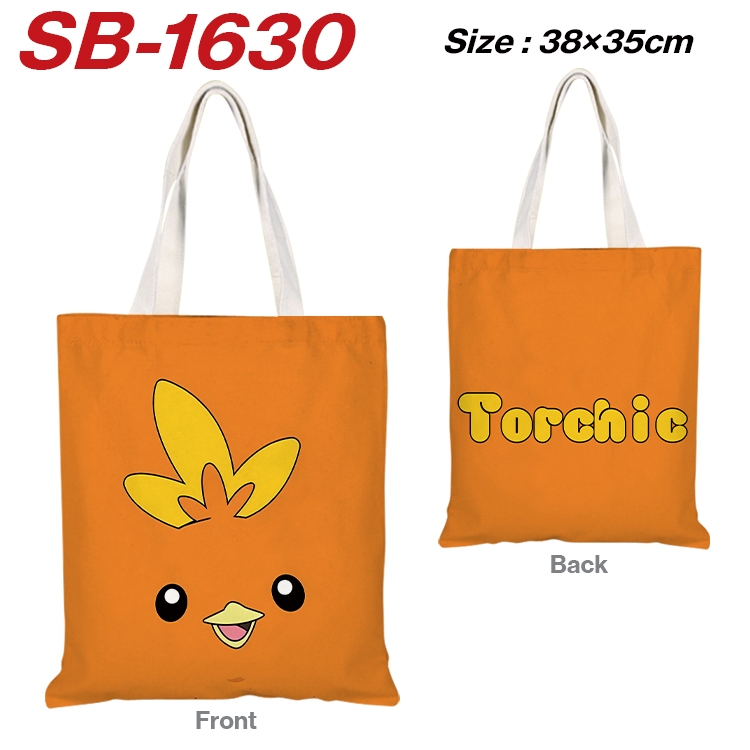 Pokemon Anime Canvas Handheld Shoulder Bag Handbag Shopping Bag 38X35CM SB-1630