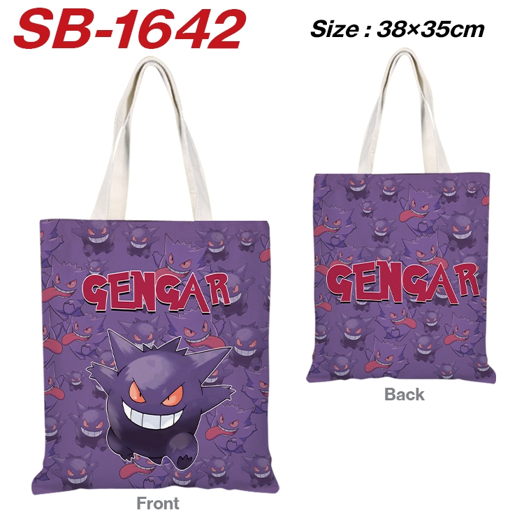 Pokemon Anime Canvas Handheld Shoulder Bag Handbag Shopping Bag 38X35CM SB-1642