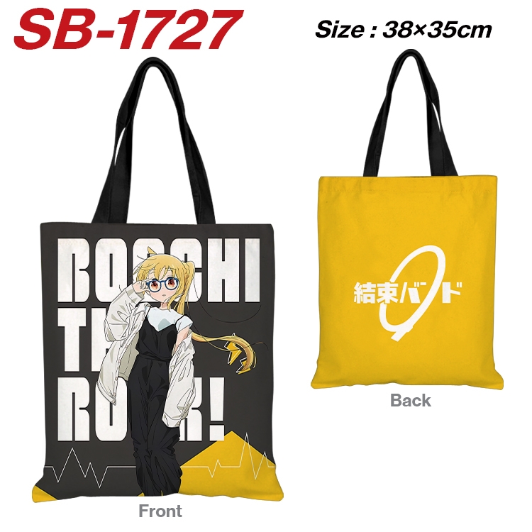 BOCCHI THE ROCK! Anime Canvas Handheld Shoulder Bag Handbag Shopping Bag 38X35CM  SB-1727