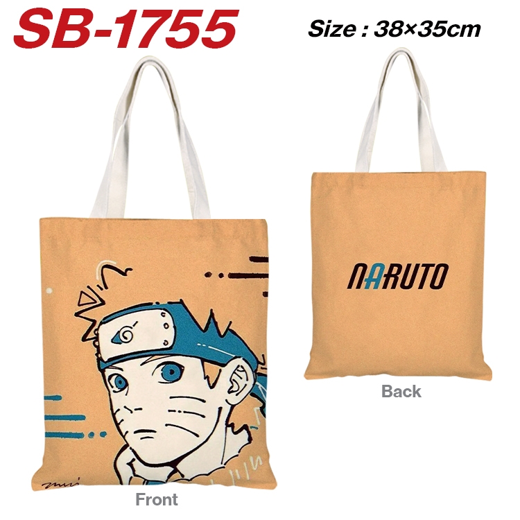 Naruto Anime Canvas Handheld Shoulder Bag Handbag Shopping Bag 38X35CM SB-1755