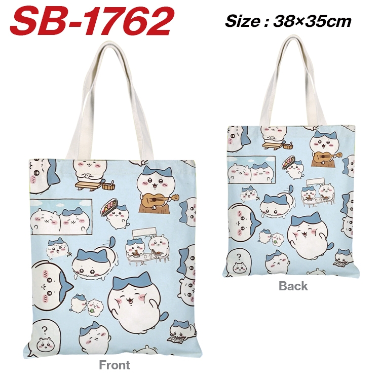 Chiikawa Anime Canvas Handheld Shoulder Bag Handbag Shopping Bag 38X35CM SB-1762