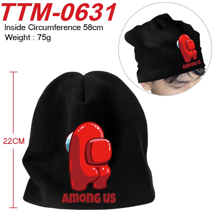 Among us Anime full-color printed plush hat 58cm TTM-0631