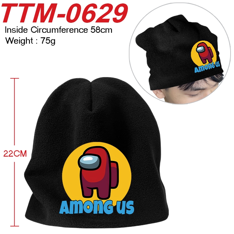 Among us Anime full-color printed plush hat 58cm TTM-0629