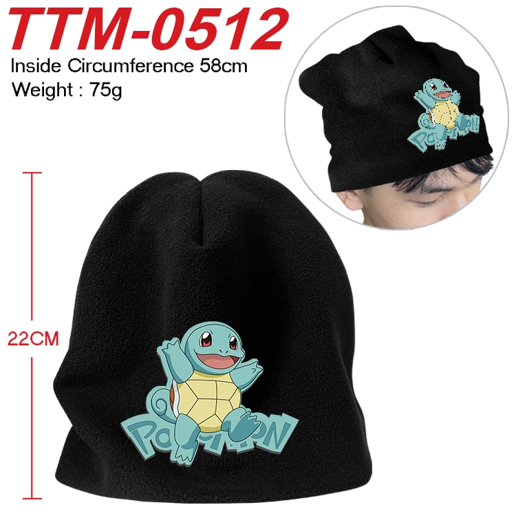 Pokemon Anime full-color printed plush hat 58cm  TTM-0512