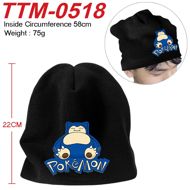 Pokemon Anime full-color printed plush hat 58cm  TTM-0518