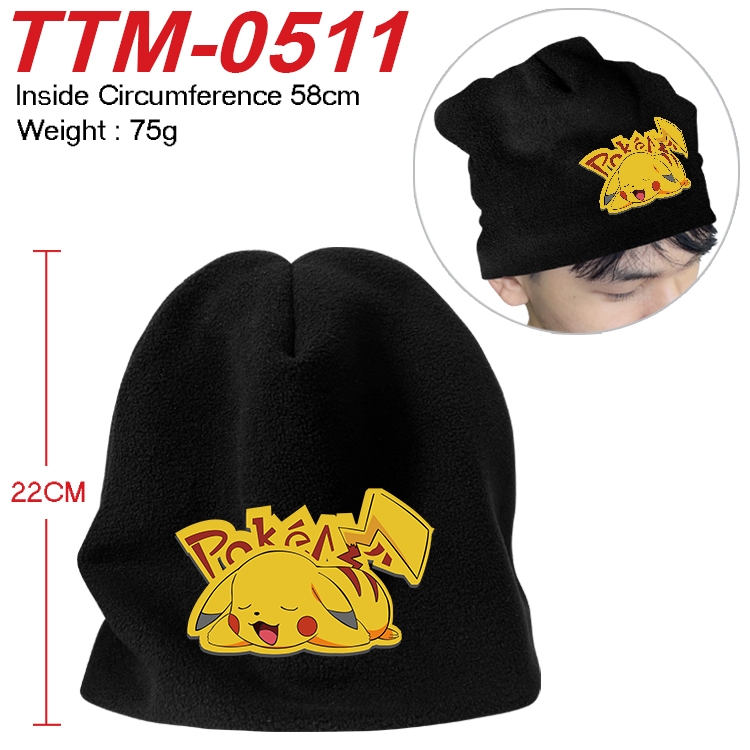 Pokemon Anime full-color printed plush hat 58cm TTM-0511