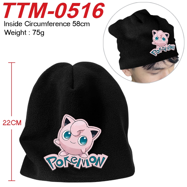 Pokemon Anime full-color printed plush hat 58cm  TTM-0516