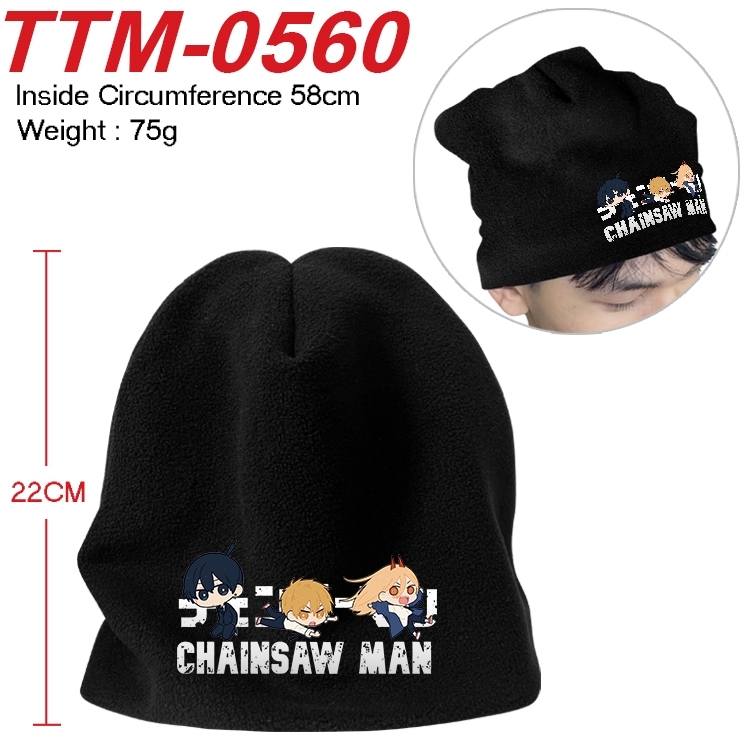 Chainsaw man Anime full-color printed plush hat 58cm TTM-0560