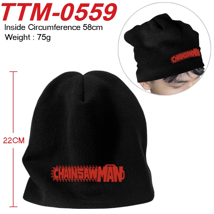 Chainsaw man Anime full-color printed plush hat 58cm TTM-0559