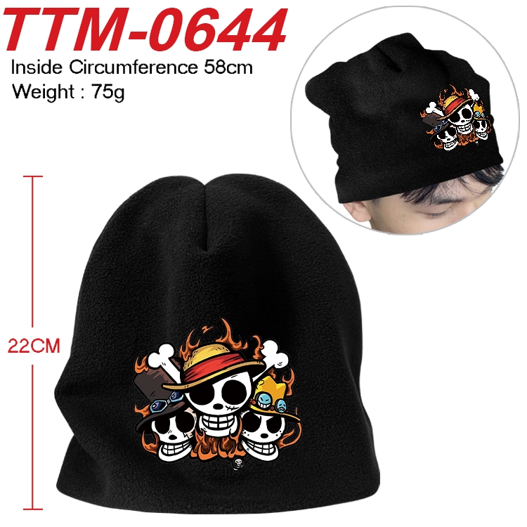 One Piece Anime full-color printed plush hat 58cm TTM-0644