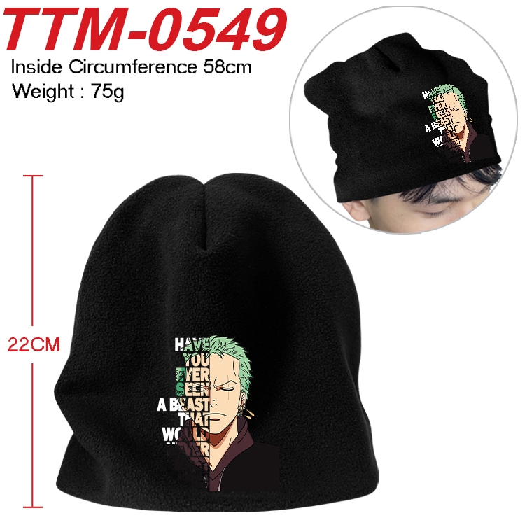 One Piece Anime full-color printed plush hat 58cm TTM-0549