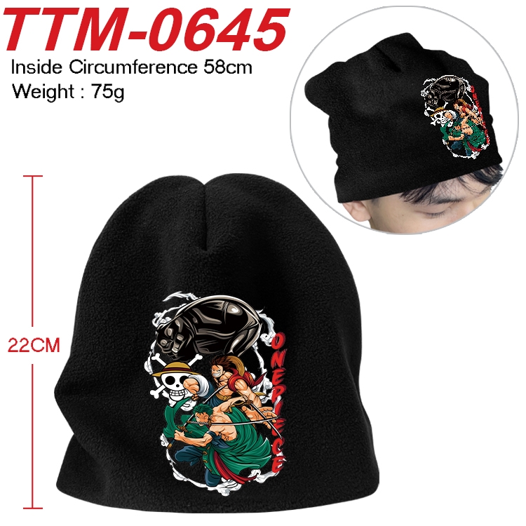 One Piece Anime full-color printed plush hat 58cm TTM-0645