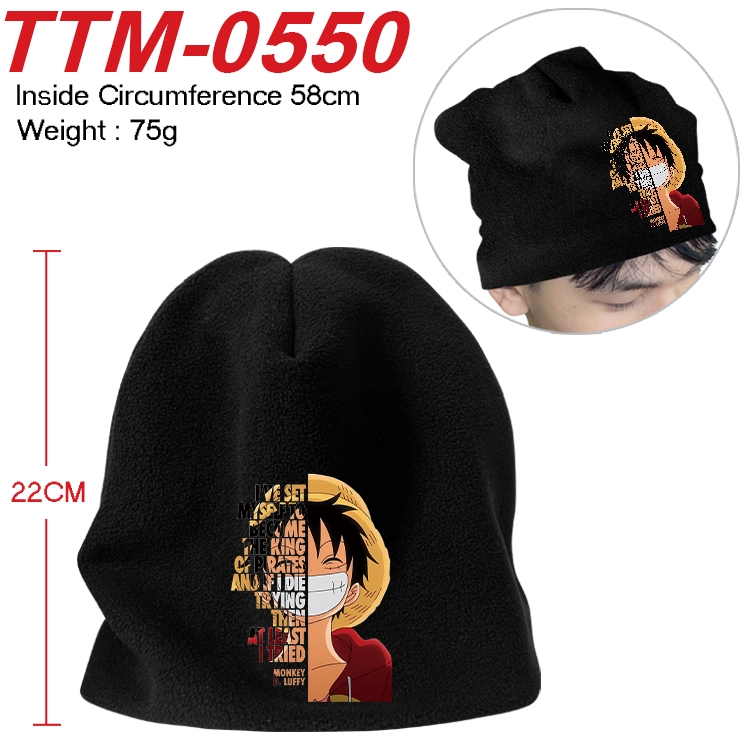 One Piece Anime full-color printed plush hat 58cm TTM-0550