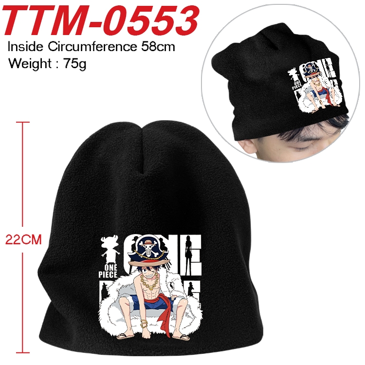 One Piece Anime full-color printed plush hat 58cm TTM-0553