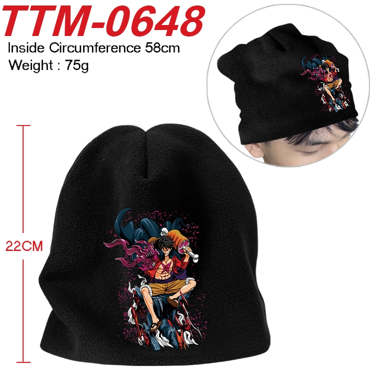 One Piece Anime full-color printed plush hat 58cm TTM-0648