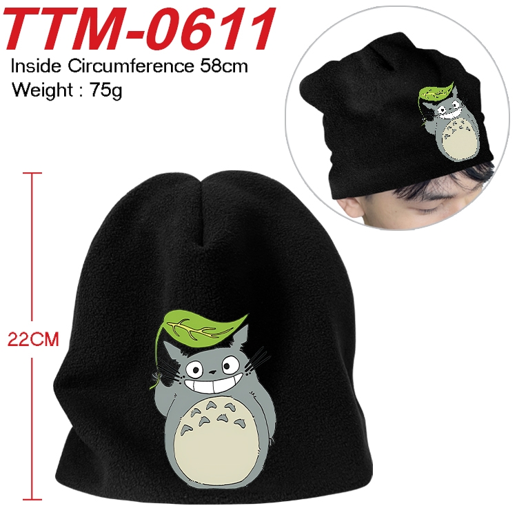 TOTORO Anime full-color printed plush hat 58cm  TTM-0611