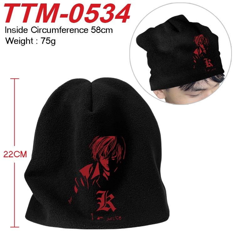 Death note Anime full-color printed plush hat 58cm TTM-0534