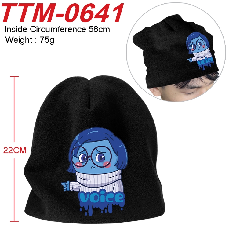 Inside Out Anime full-color printed plush hat 58cm TTM-0641