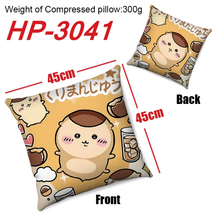 Chiikawa Anime digital printing double-sided printed pillow 45X45cm NO FILLING HP-3041