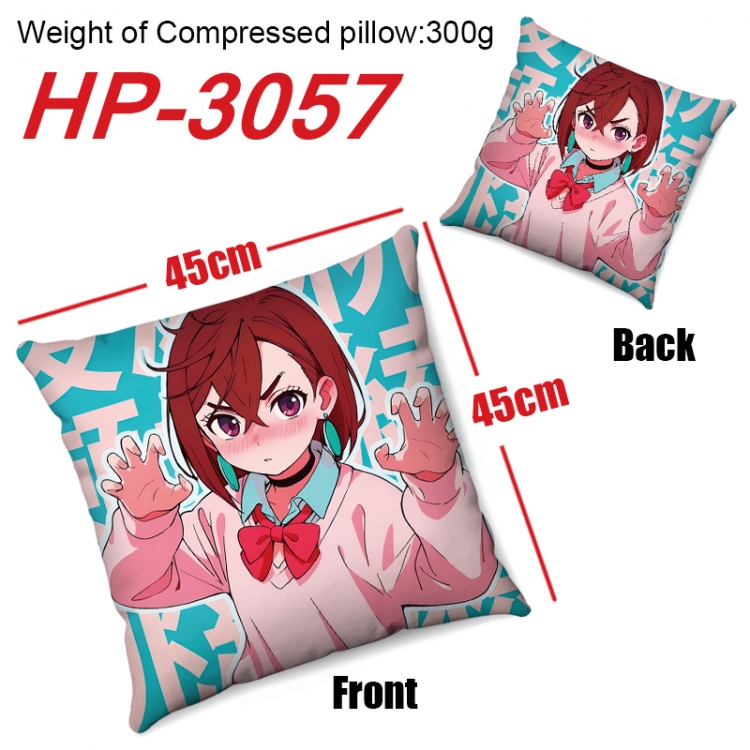 DANDADAN  Anime digital printing double-sided printed pillow 45X45cm NO FILLING  HP-3057