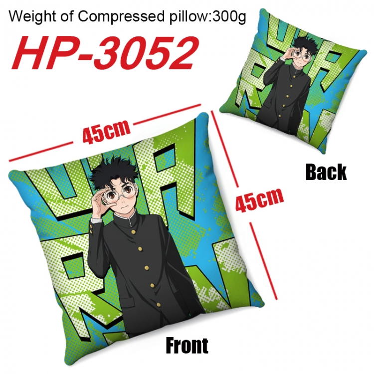 DANDADAN  Anime digital printing double-sided printed pillow 45X45cm NO FILLING  HP-3052