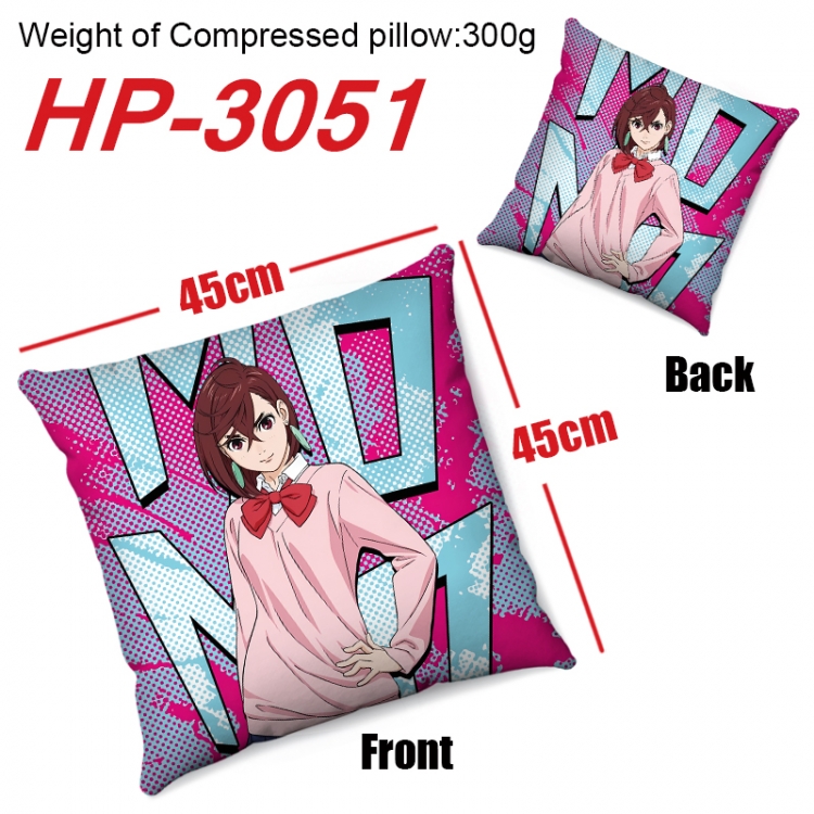 DANDADAN  Anime digital printing double-sided printed pillow 45X45cm NO FILLING HP-3051