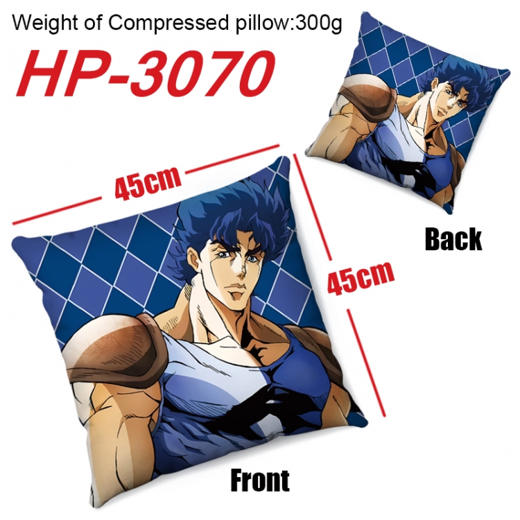 JoJos Bizarre Adventure  Anime digital printing double-sided printed pillow 45X45cm NO FILLING HP-3070