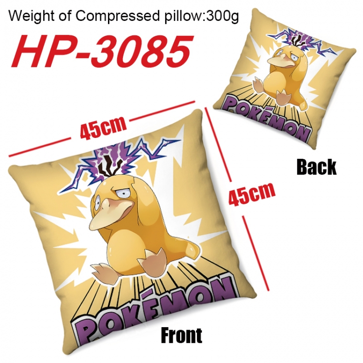 Pokemon  Anime digital printing double-sided printed pillow 45X45cm NO FILLING HP-3085