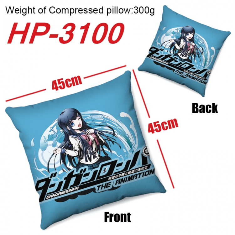 Dangan-Ronpa  Anime digital printing double-sided printed pillow 45X45cm NO FILLING HP-3100