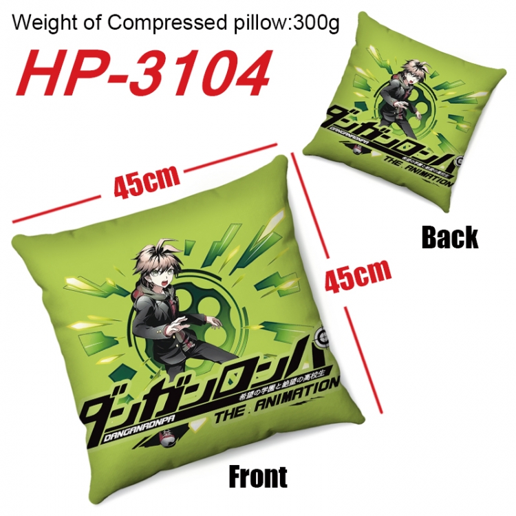 Dangan-Ronpa  Anime digital printing double-sided printed pillow 45X45cm NO FILLING HP-3104