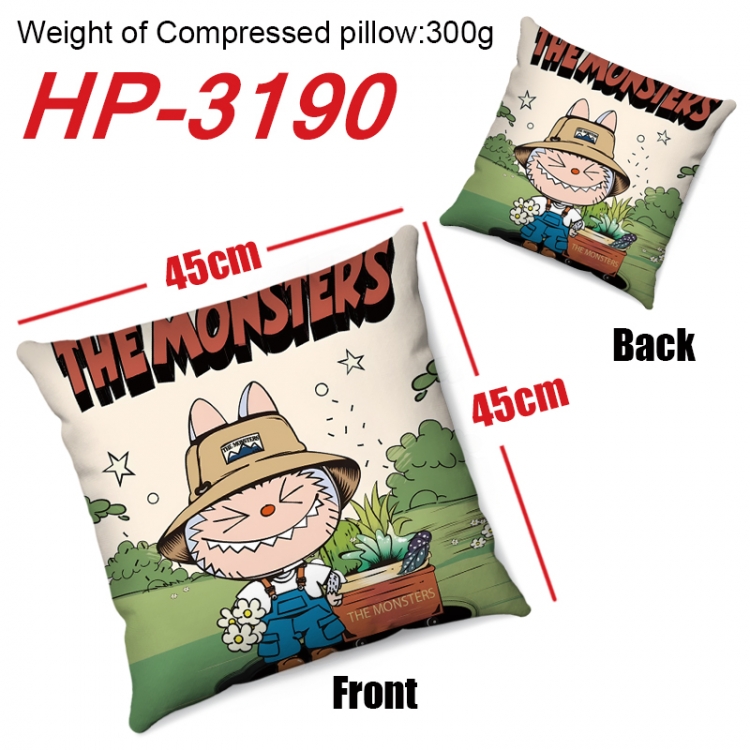 CrayonShin Anime digital printing double-sided printed pillow 45X45cm NO FILLING HP-3190