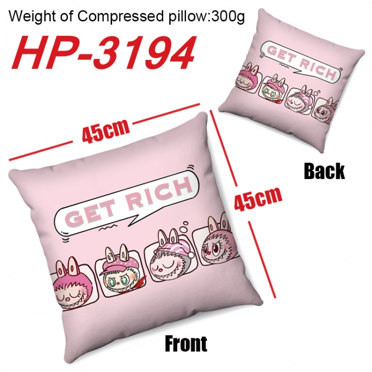 CrayonShin Anime digital printing double-sided printed pillow 45X45cm NO FILLING HP-3194