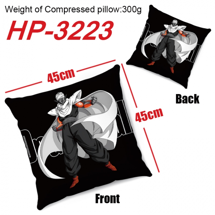 DRAGON BALL Anime digital printing double-sided printed pillow 45X45cm NO FILLING  HP-3223