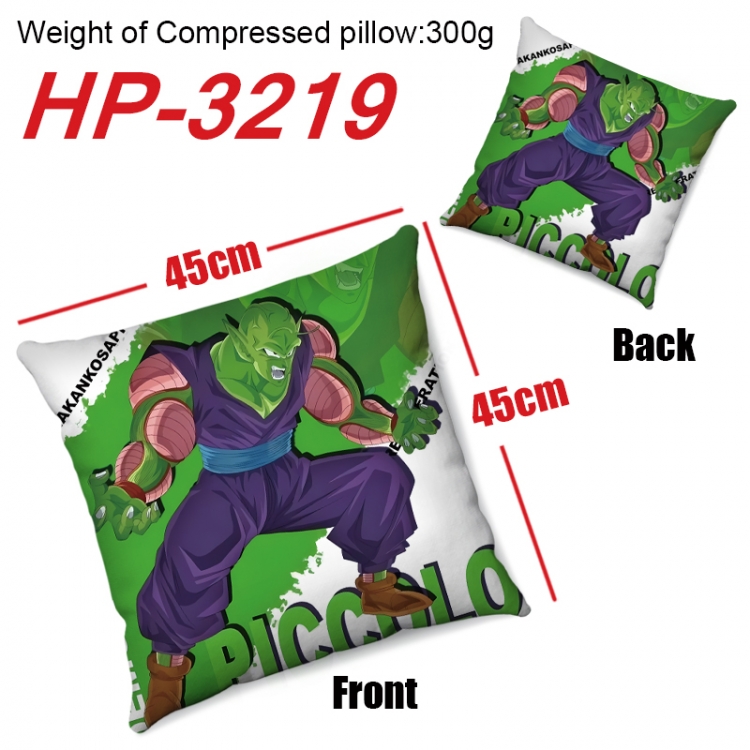 DRAGON BALL Anime digital printing double-sided printed pillow 45X45cm NO FILLING HP-3219