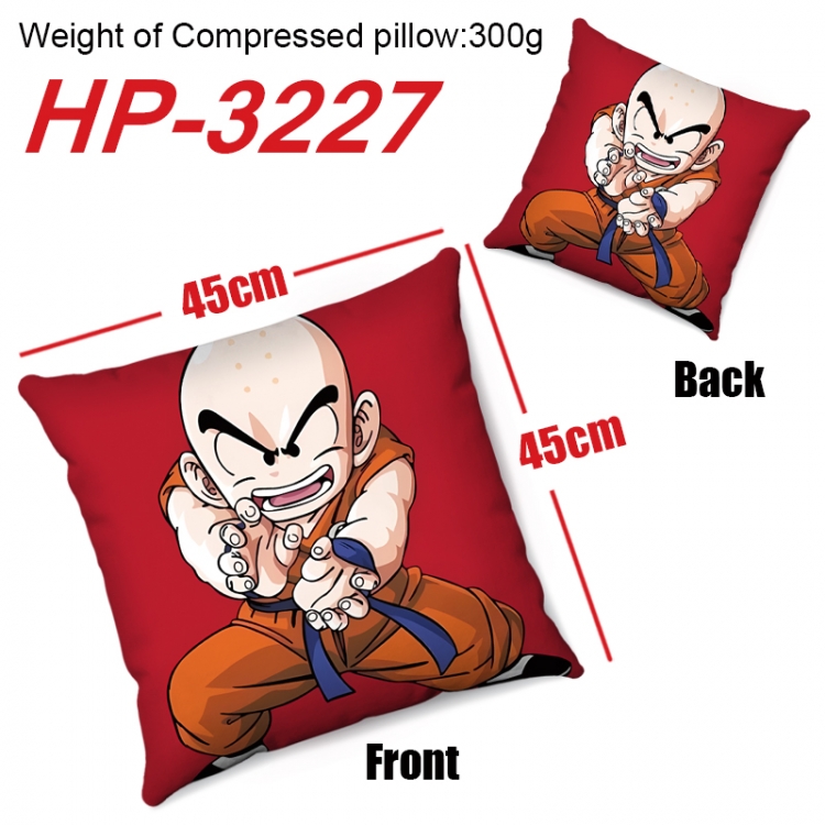 DRAGON BALL Anime digital printing double-sided printed pillow 45X45cm NO FILLING HP-3227