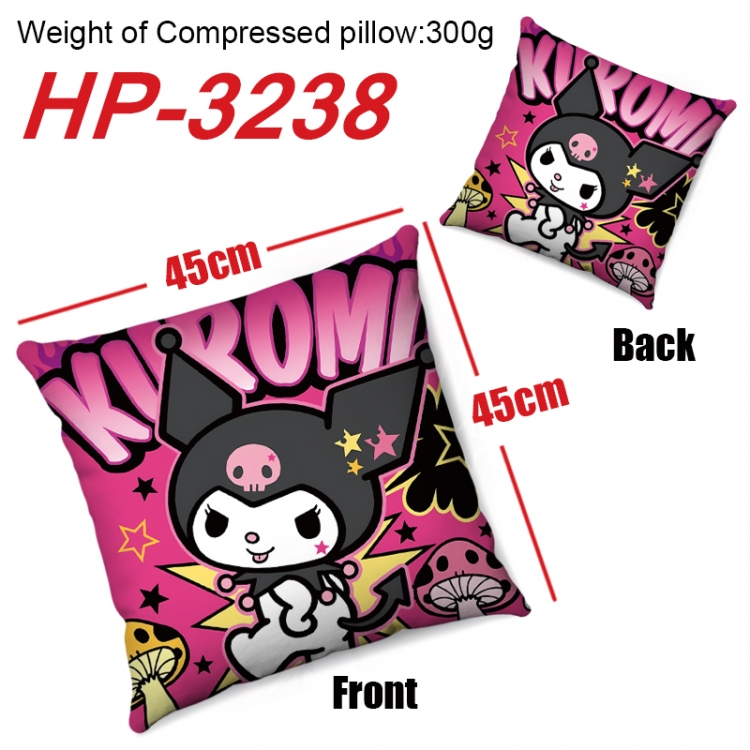 sanrio Anime digital printing double-sided printed pillow 45X45cm NO FILLING HP-3238