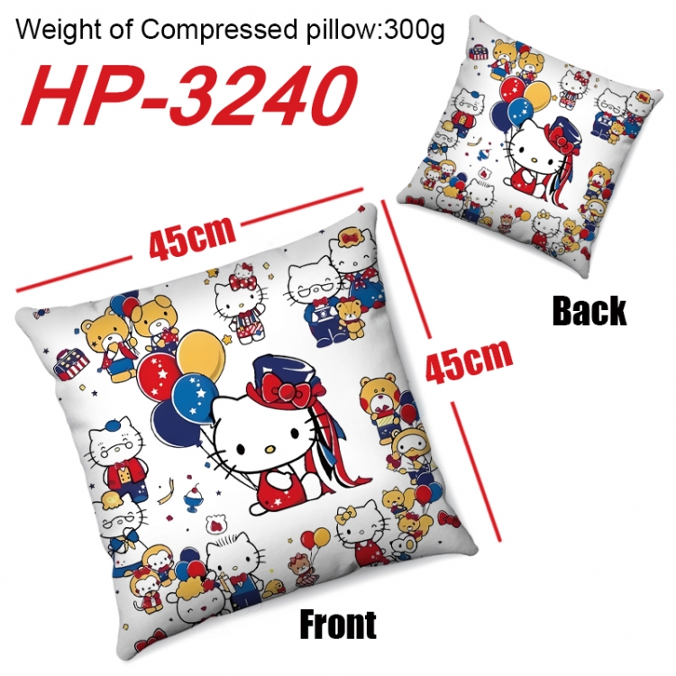 sanrio Anime digital printing double-sided printed pillow 45X45cm NO FILLING  HP-3240