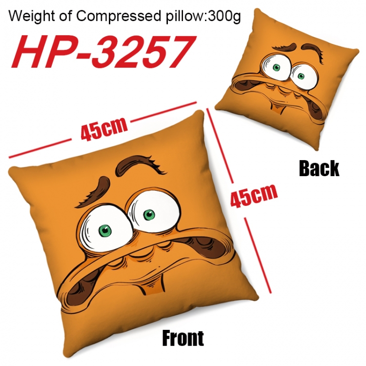 Inside Out Anime digital printing double-sided printed pillow 45X45cm NO FILLING  HP-3257