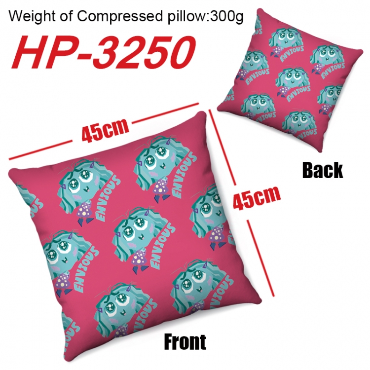 Inside Out Anime digital printing double-sided printed pillow 45X45cm NO FILLING HP-3250